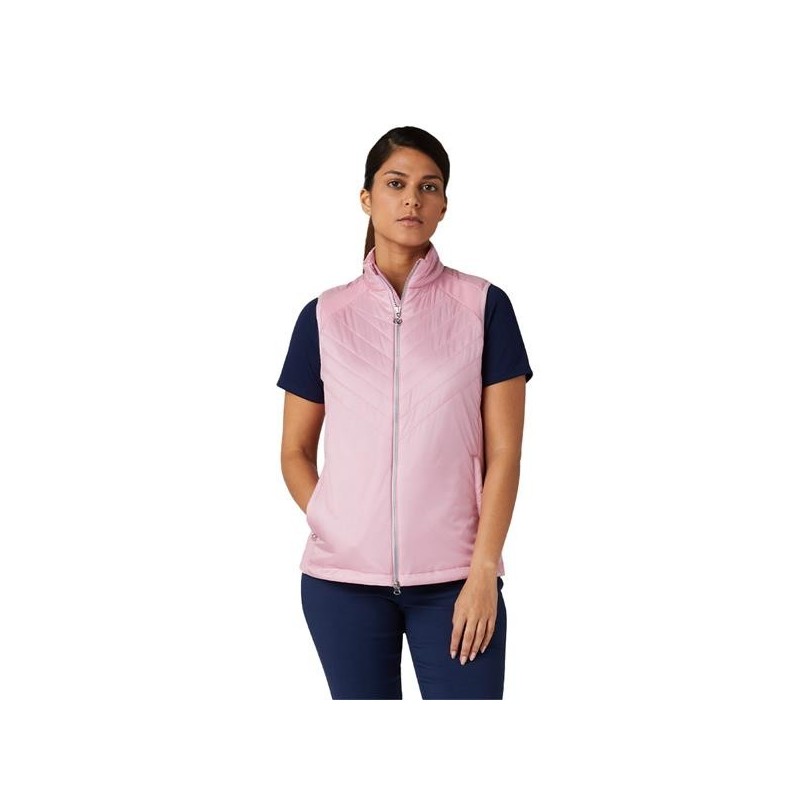Dámská golfová vesta Callaway Pink Nectar – lehká a stylová