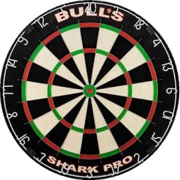 Sisálový terč BULL’S Shark Pro – profi drátování, méně odrazů