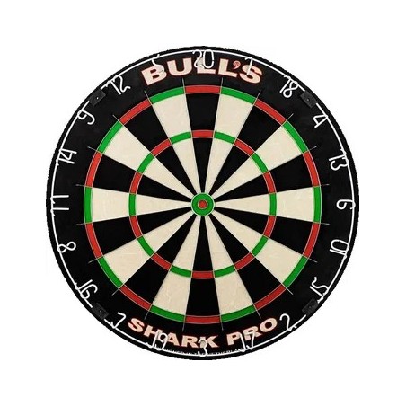 Sisálový terč BULL’S Shark Pro – profi drátování, méně odrazů