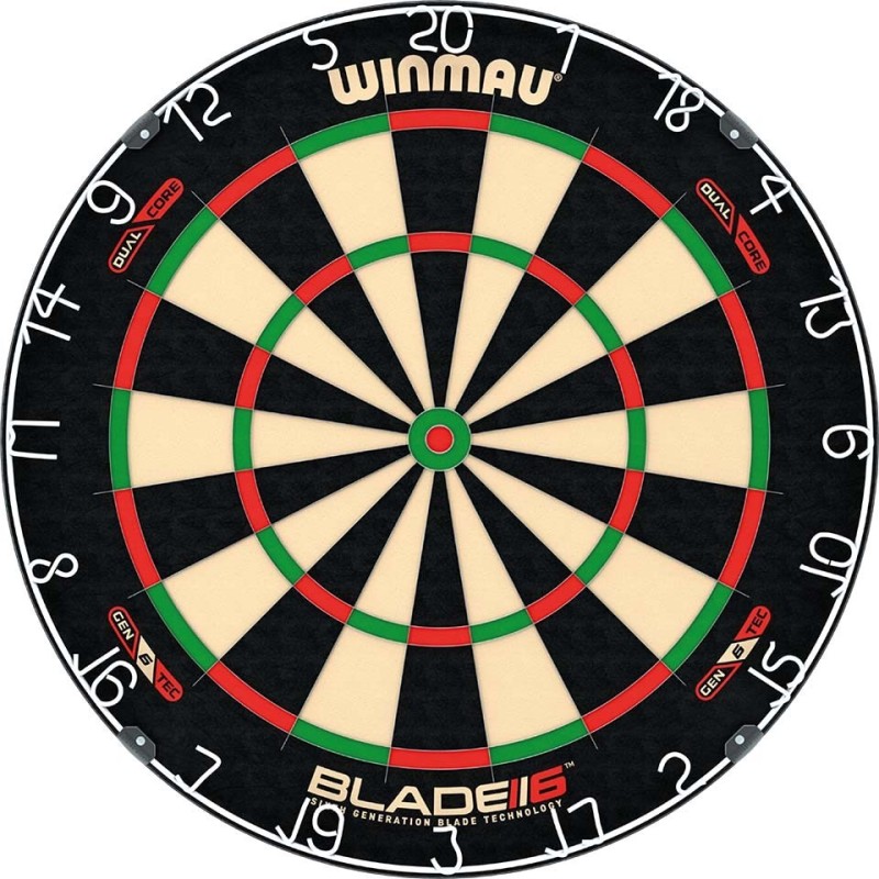 Sisálový terč Winmau Blade 6 – 6. generace, Rota-Lock, 45 cm