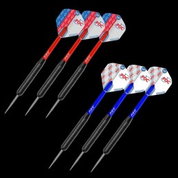 Winmau Blade 6 Set + 6 šipek – terč s okružím pro 2 hráče