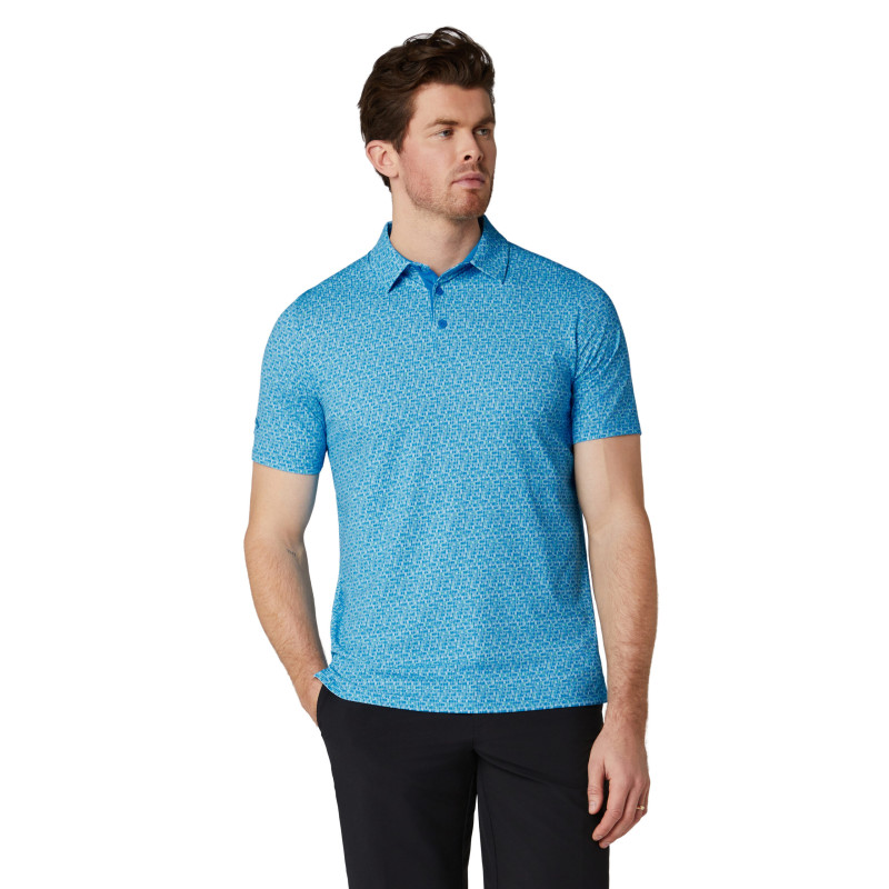 Callaway pánské golfové polo Tile Gingham Print | Sympakt