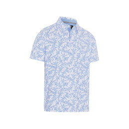 Callaway pánské golfové polo Chev Botanical Vista Blue | Sympakt