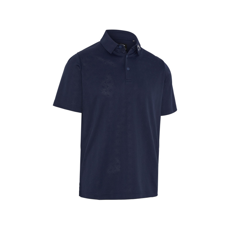 Callaway pánské golfové polo Odyssey Jacquard Peacoat