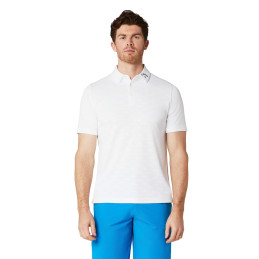 Callaway pánské golfové polo Odyssey Jacquard Bright White