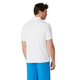 Callaway pánské golfové polo Odyssey Jacquard Bright White