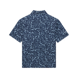 Callaway juniorské golfové polo Floral Print Peacoat
