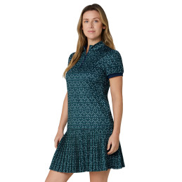 Callaway dámské golfové polo Framing Geo Peacoat | Sympakt