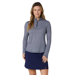 Callaway dámský golfový top Scarf Geo Peacoat | Sympakt