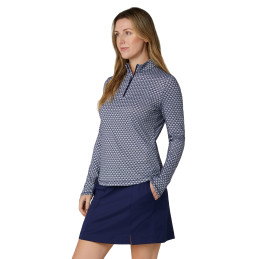 Callaway dámský golfový top Scarf Geo Peacoat | Sympakt