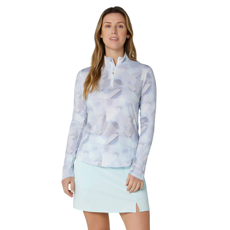 Callaway dámský golfový top Active Geo Brilliant White