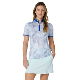 Callaway dámské golfové polo Active Geo Brilliant White