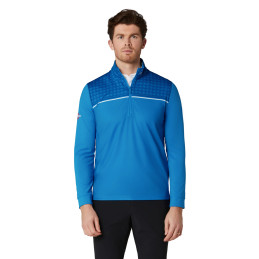 Pánský golfový pulovr Callaway 1/4 Zip Odyssey Brilliant Blue