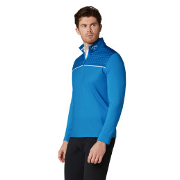Pánský golfový pulovr Callaway 1/4 Zip Odyssey Brilliant Blue