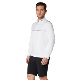Pánský golfový pulovr Callaway 1/4 Zip Odyssey Bright White