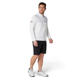 Pánský golfový pulovr Callaway 1/4 Zip Odyssey Bright White
