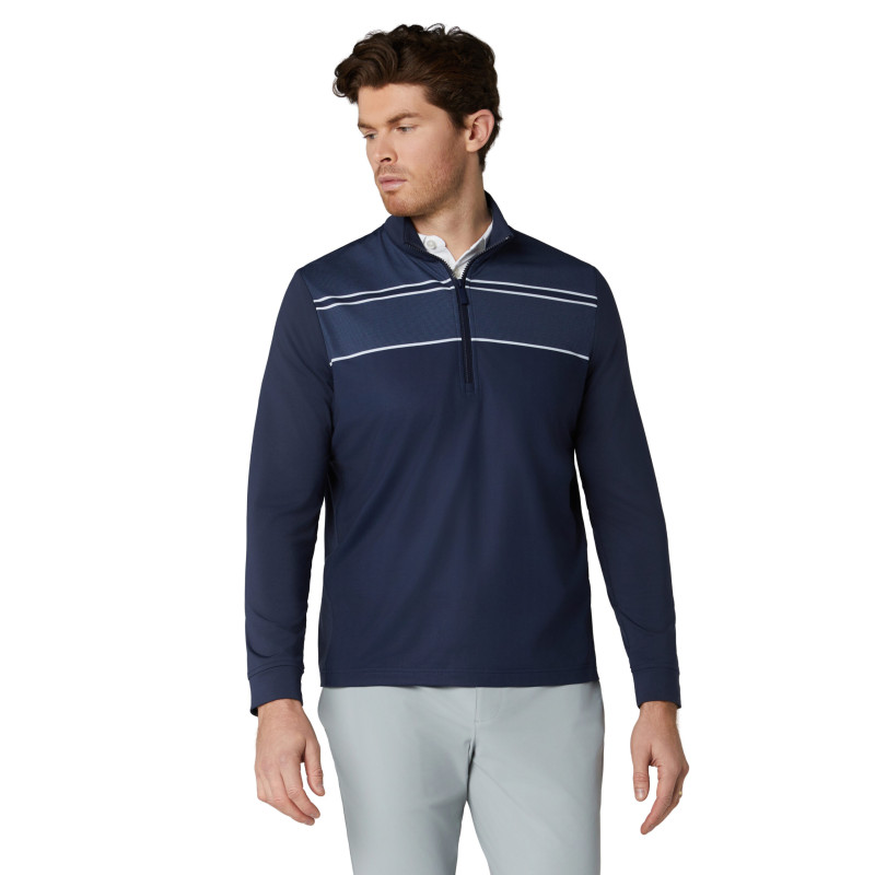 Pánský golfový pulovr Callaway 1/4 Zip Peacoat CGKSG0H8