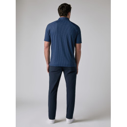 Pánské golfové polo Callaway TM Print Peacoat