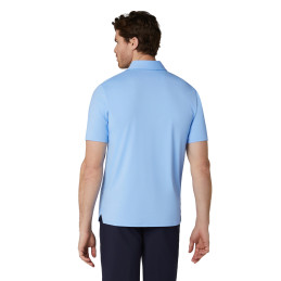 Pánské golfové polo Callaway Premium Solid Cooling Vista Blue