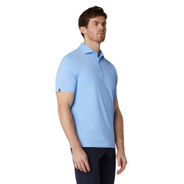 Pánské golfové polo Callaway Premium Solid Cooling Vista Blue
