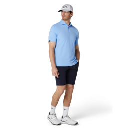 Pánské golfové polo Callaway Premium Solid Cooling Vista Blue