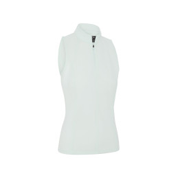 Dámské golfové polo Callaway Rib Play Zip Mock Salt Air