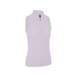 Dámské golfové polo Callaway Rib Play Zip Mock Pastel Lilac