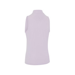 Dámské golfové polo Callaway Rib Play Zip Mock Pastel Lilac