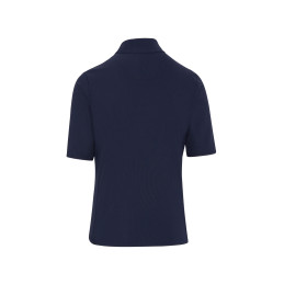Dámské golfové polo Callaway Rib Play Short Sleeve Mock Peacoat