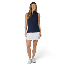 Dámské golfové polo Callaway Rib Play Zip Mock Peacoat