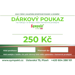 Dárkový poukaz 250 Kč