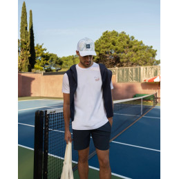 Pánské tričko TravisMathew Founding Member bílé | Sympakt