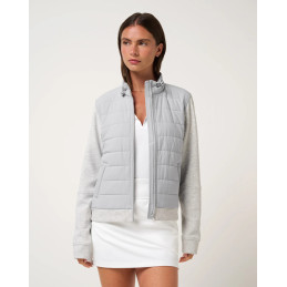 Dámská bunda TravisMathew Skyloft Soft Espresso Martini šedá