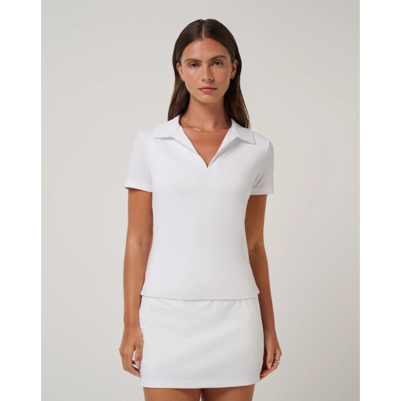 Dámské golfové polo TravisMathew Skyloft Light bílé
