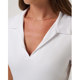 Dámské golfové polo TravisMathew Skyloft Light bílé