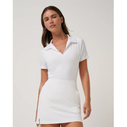 Dámské golfové polo TravisMathew Skyloft Light bílé
