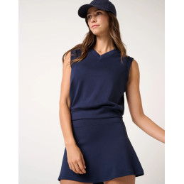 Dámská golfová vesta TravisMathew Skyloft Soft Navy