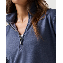 Dámská golfová mikina TravisMathew Cloud Fleece Navy Blazer