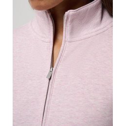 Dámská mikina TravisMathew Cloud Fleece Heather Violet Ice