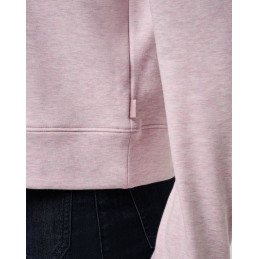 Dámská mikina TravisMathew Cloud Fleece Heather Violet Ice