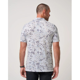 Pánské golfové polo TravisMathew Featherweight Chill White