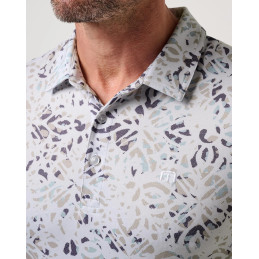 Pánské golfové polo TravisMathew Featherweight Chill White