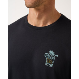 Pánské golfové tričko TravisMathew Beverage Cart Black
