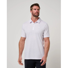 Pánské golfové polo TravisMathew Special Trip White