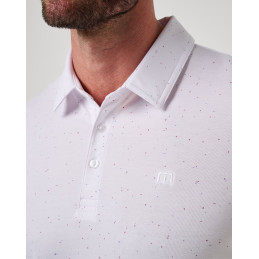 Pánské golfové polo TravisMathew Special Trip White