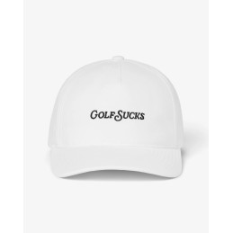 Pánská kšiltovka TravisMathew Golf Sucks White