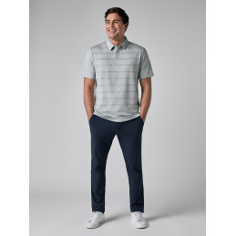 Pánské golfové polo Callaway Logo Jacquard Quarry