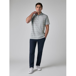 Pánské golfové polo Callaway Logo Jacquard Quarry