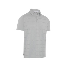 Pánské golfové polo Callaway Logo Jacquard Quarry