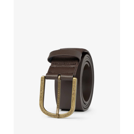 Pánský kožený pásek TravisMathew Jinx 2.0 Dark Brown